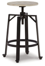 Load image into Gallery viewer, Karisslyn - Whitewash / Black - Swivel Stool (Set of 2)