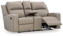 Load image into Gallery viewer, Lavenhorne - Pebble - Dbl Rec Loveseat W/Console