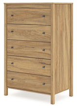 Load image into Gallery viewer, Bermacy - Light Brown - Five Drawer Chest