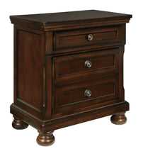 Load image into Gallery viewer, Porter - Dark Brown - Two Drawer Night Stand