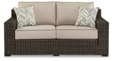 Load image into Gallery viewer, Coastline Bay - Brown - Loveseat W/Cushion